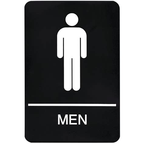 Mens Restroom Sign Printable